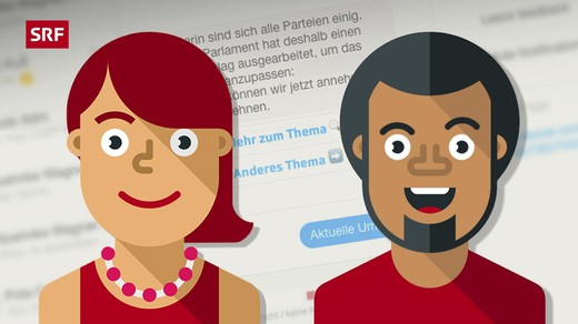 Bild von Chatbot zur Abstimmung – Jana und Nino erklären das Energiegesetz