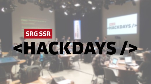 Bild von SRG Hackdays 2018