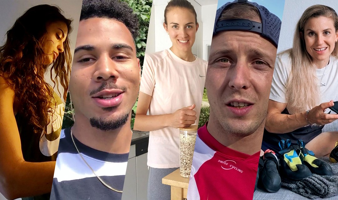 Beachvolleyballerin Tanja Hüberli, Leichtathlet Jason Joseph, Sportkletterin Petra Klingler, BMX-Rac