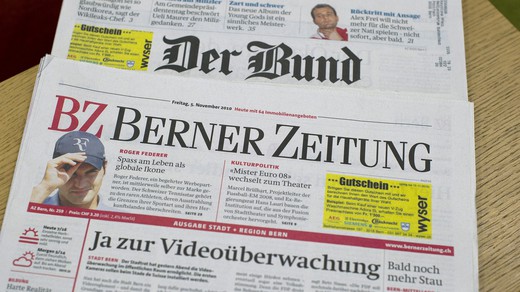 Bild von Nur noch eine Berner Zeitung